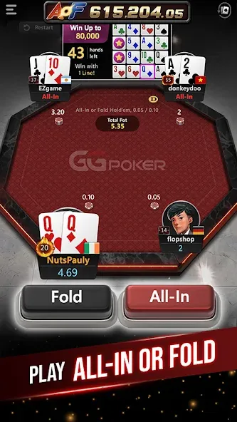 GGPoker UK - Real Online Poker (Покер Великобритания)  [МОД Бесконечные монеты] Screenshot 5