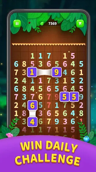 Number Match - Ten Pair Puzzle (Намбер Матч)  [МОД Все открыто] Screenshot 4