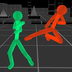 Скачать взломанную Stickman Fighting Neon Warrior  [МОД Mega Pack] - полная версия apk на Андроид