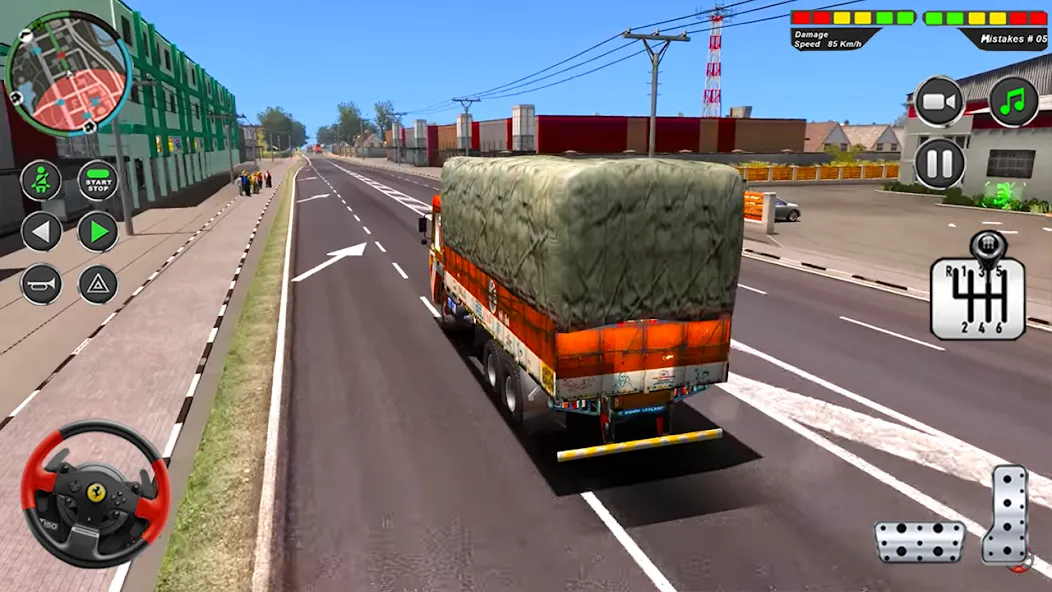 Indian Heavy Truck Delivery 3D  [МОД Все открыто] Screenshot 2