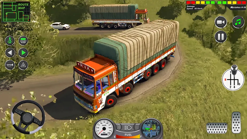 Indian Heavy Truck Delivery 3D  [МОД Все открыто] Screenshot 3