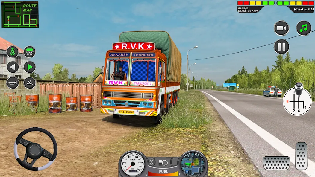 Indian Heavy Truck Delivery 3D  [МОД Все открыто] Screenshot 5