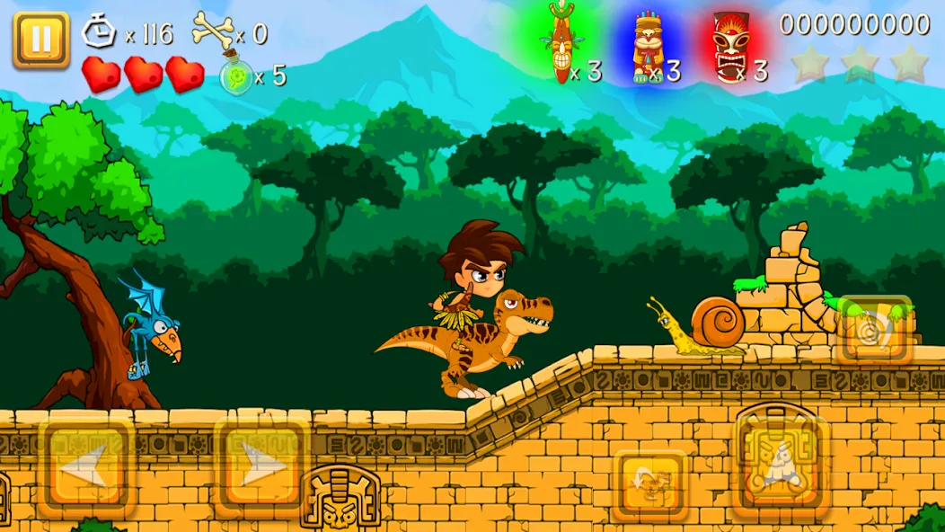 Super Warrior Dino Adventures (Супер Воин Дино Приключения)  [МОД Меню] Screenshot 3