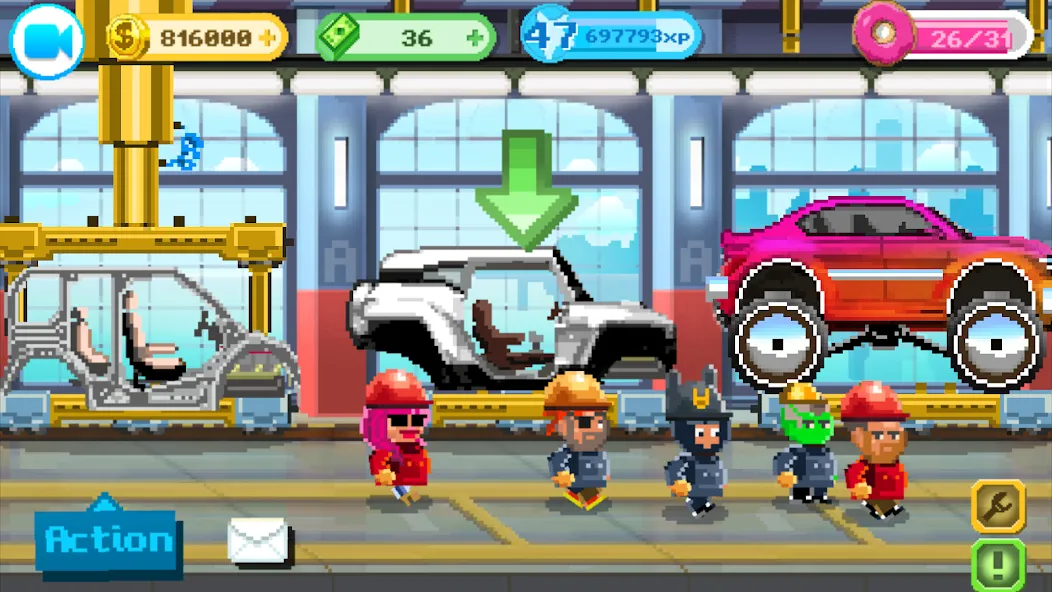 Motor World Car Factory (Мотор Ворлд Кар Фактори)  [МОД Бесконечные монеты] Screenshot 5