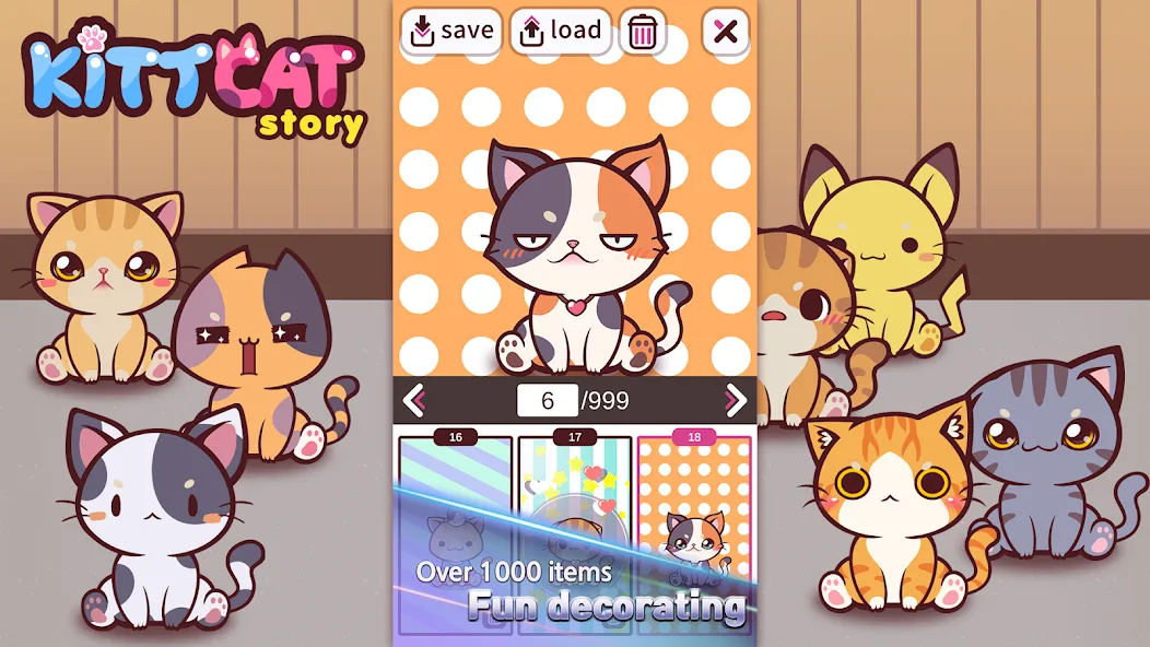 KittCat Story : Cat Maker (Киткэт Стори)  [МОД Меню] Screenshot 4