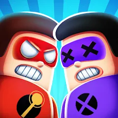 Взлом The Superhero League (Зе Суперхиро Лигующ)  [МОД Много денег] - стабильная версия apk на Андроид