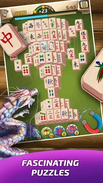 Mahjong Village  [МОД Menu] Screenshot 1