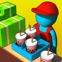 Взломанная My Mini Boba Tea Cafe Tycoon (Экстримные Гонки на Велосипедах)  [МОД Бесконечные монеты] - стабильная версия apk на Андроид