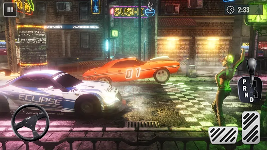 Extreme Car Drag Racing (Экстремальные гонки драгстеров)  [МОД Unlocked] Screenshot 5