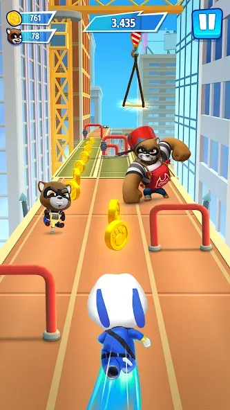 Talking Tom Hero Dash  [МОД Mega Pack] Screenshot 2