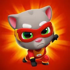 Скачать взломанную Talking Tom Hero Dash  [МОД Mega Pack] - стабильная версия apk на Андроид