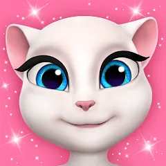 Скачать взлом My Talking Angela  [МОД Menu] - полная версия apk на Андроид