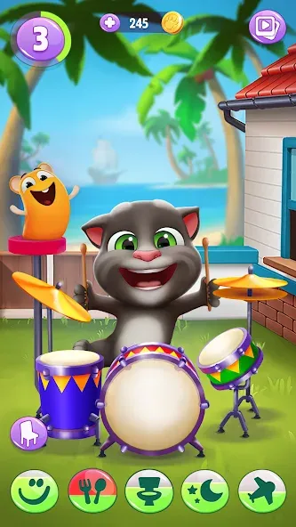 My Talking Tom 2  [МОД Много денег] Screenshot 1