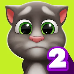 Скачать взломанную My Talking Tom 2  [МОД Много денег] - последняя версия apk на Андроид