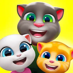 Взломанная My Talking Tom Friends  [МОД Бесконечные монеты] - последняя версия apk на Андроид