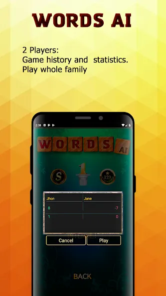 Words AI Friends Classic  [МОД Бесконечные деньги] Screenshot 3