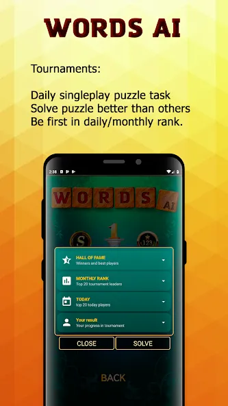 Words AI Friends Classic  [МОД Бесконечные деньги] Screenshot 4