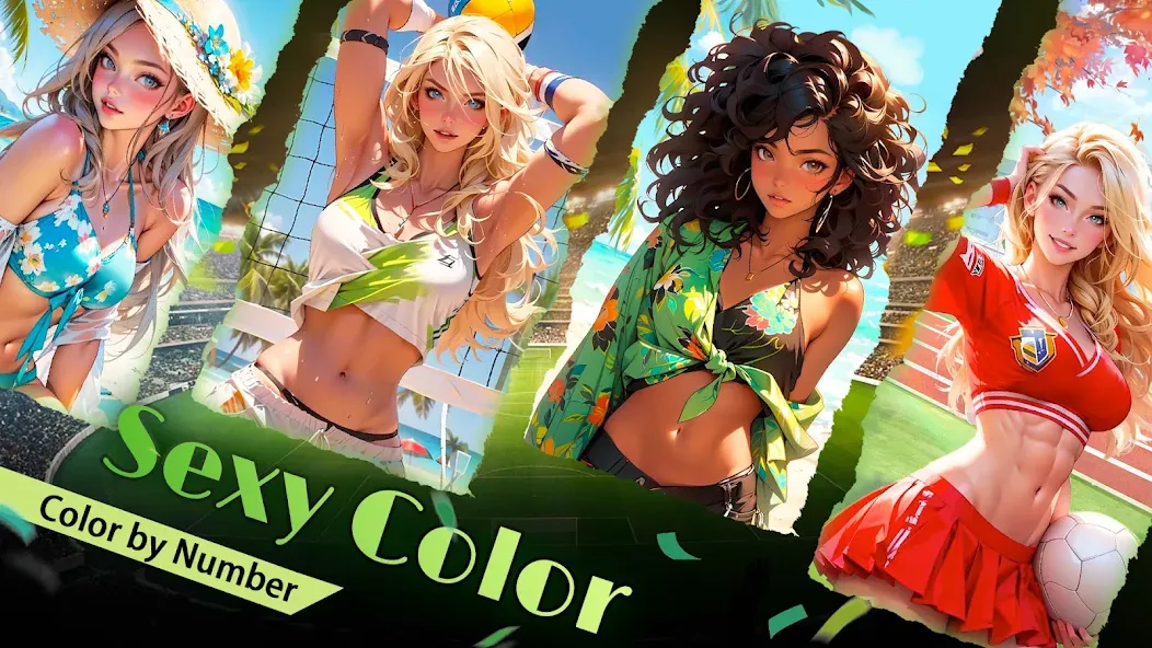 Adult Sexy Coloring Games  [МОД Все открыто] Screenshot 3