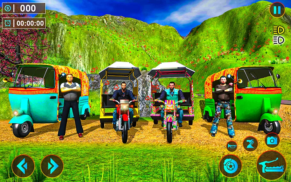 Tuk Tuk Offroad Auto Rickshaw (Тук Тук оффроуд автомобильный рикша)  [МОД Бесконечные монеты] Screenshot 3