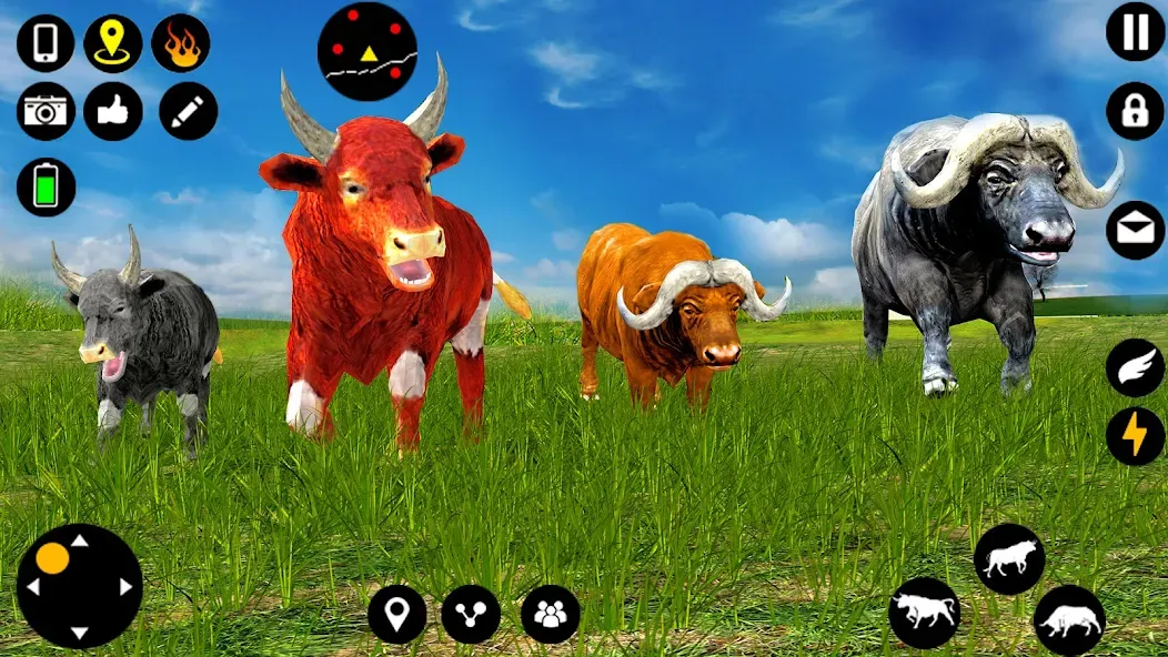 Angry Bull Attack Fight Games (Ангри Булл Атак Файт Геймс)  [МОД Unlocked] Screenshot 1