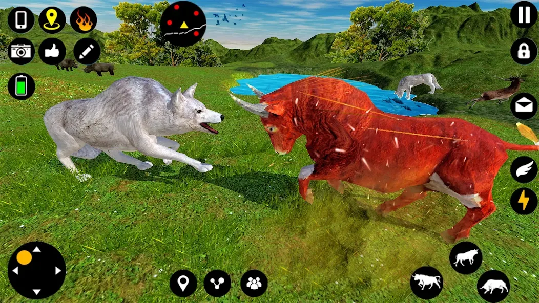 Angry Bull Attack Fight Games (Ангри Булл Атак Файт Геймс)  [МОД Unlocked] Screenshot 3