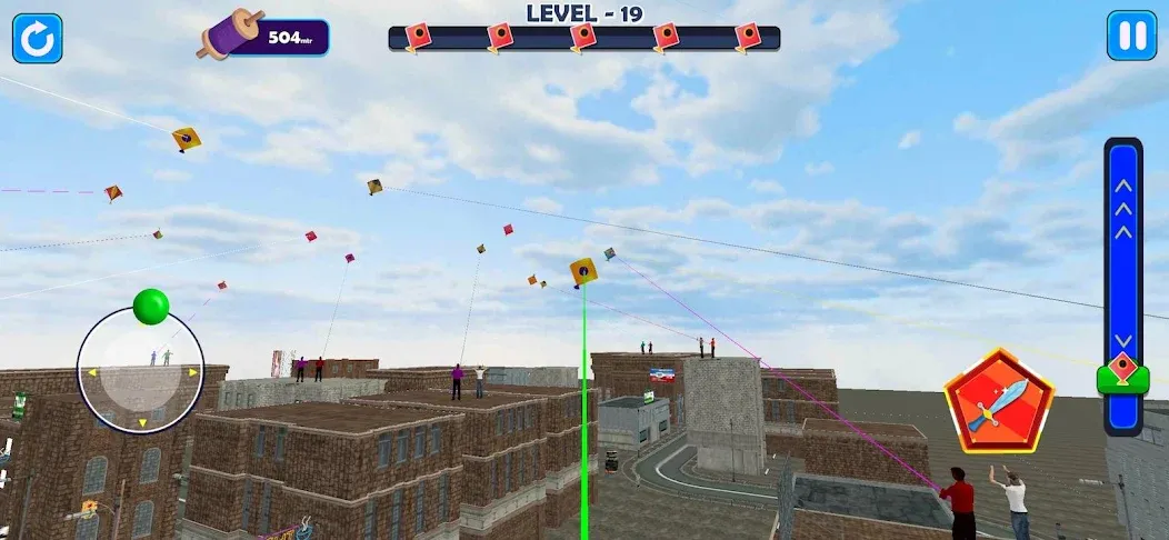 Indian Kite Flying 3D (Индийский воздушный змей 3Д)  [МОД Все открыто] Screenshot 2