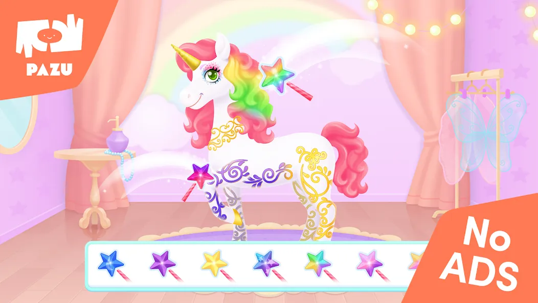 My Unicorn dress up for kids  [МОД Много денег] Screenshot 2