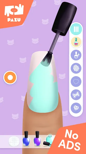 Girls Nail Salon - Kids Games  [МОД Unlocked] Screenshot 2