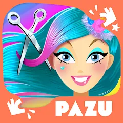 Скачать взломанную Girls Hair Salon Unicorn  [МОД Mega Pack] - последняя версия apk на Андроид