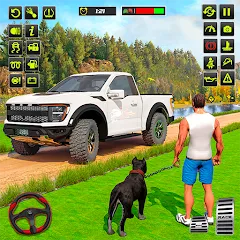 Взлом Offroad 4x4 Jeep Driving Game  [МОД Меню] - последняя версия apk на Андроид