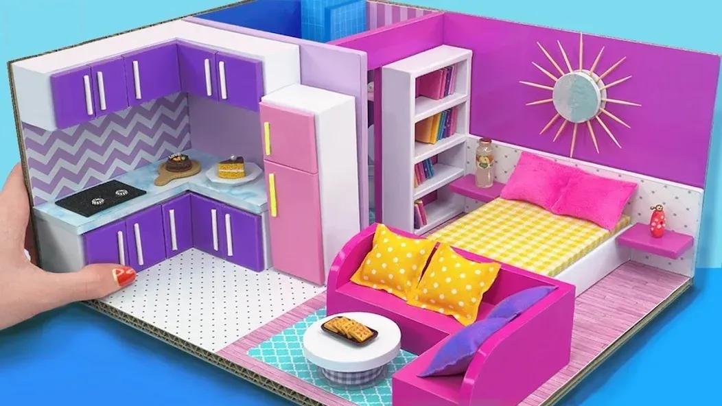 Girl Doll House Design Games (Дизайнерские игры для девочек Домик для кукол)  [МОД Много денег] Screenshot 5