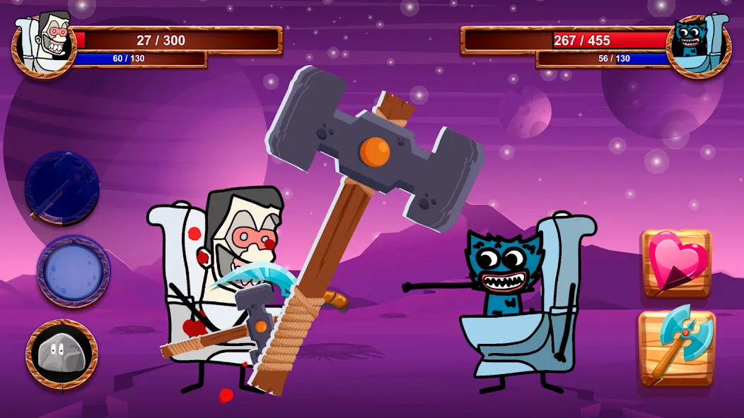 Cartoon Battle  [МОД Много денег] Screenshot 2