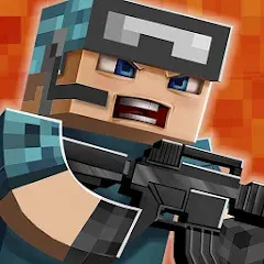 Скачать взломанную Pixel Combats 2: Gun games PvP  [МОД Бесконечные монеты] - последняя версия apk на Андроид