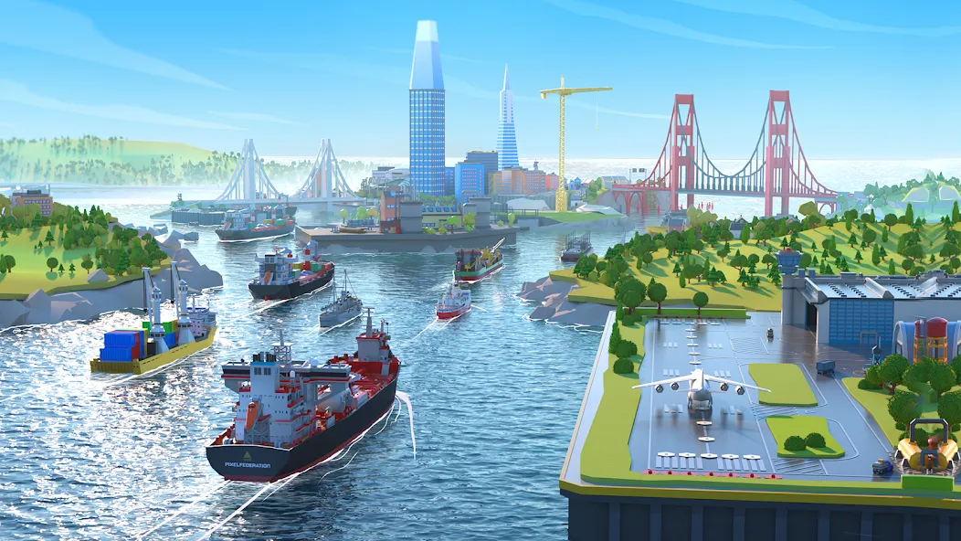 Port City: Ship Tycoon (Порт Сити)  [МОД Unlimited Money] Screenshot 5