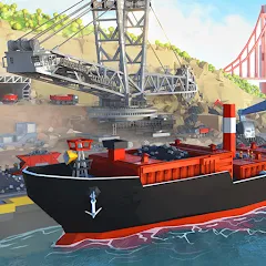 Взлом Port City: Ship Tycoon (Порт Сити)  [МОД Unlimited Money] - последняя версия apk на Андроид