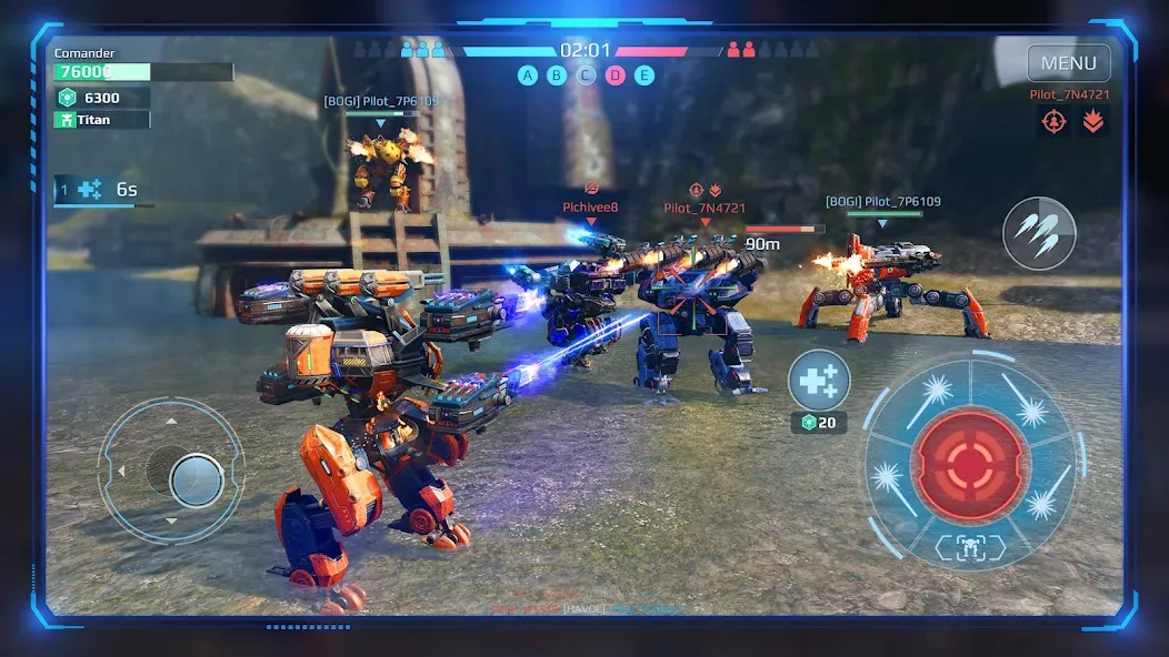 War Robots Multiplayer Battles  [МОД Меню] Screenshot 3