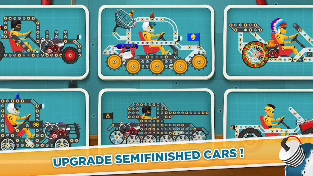 Car Builder & Racing for Kids  [МОД Много денег] Screenshot 2