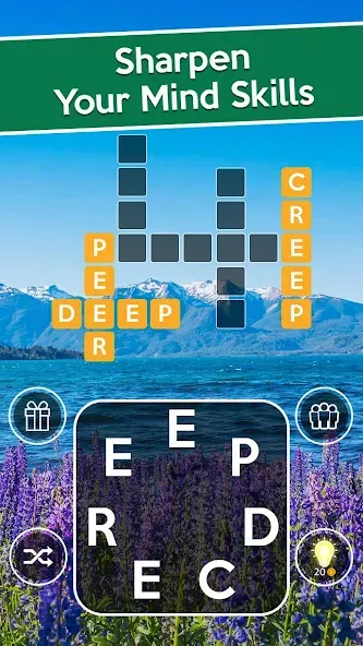 Word Cross: Crossy Word Search (Уорд Кросс)  [МОД Unlimited Money] Screenshot 2