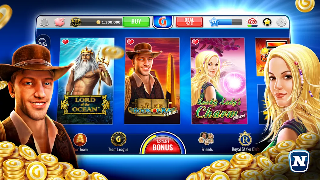 Gaminator Online Casino Slots  [МОД Меню] Screenshot 1