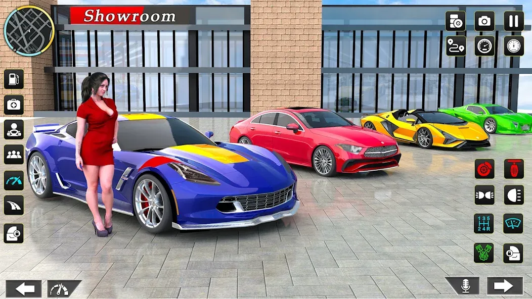 Car Dealership Car Saler (Драйвинг Скул Сити Кар Геймс)  [МОД Много денег] Screenshot 3