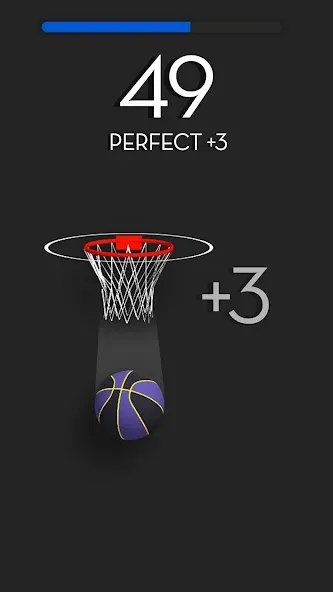 Dunk Stroke-3D Basketball (Дунк Строк)  [МОД Много денег] Screenshot 2