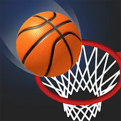 Скачать взлом Dunk Stroke-3D Basketball (Дунк Строк)  [МОД Много денег] - последняя версия apk на Андроид