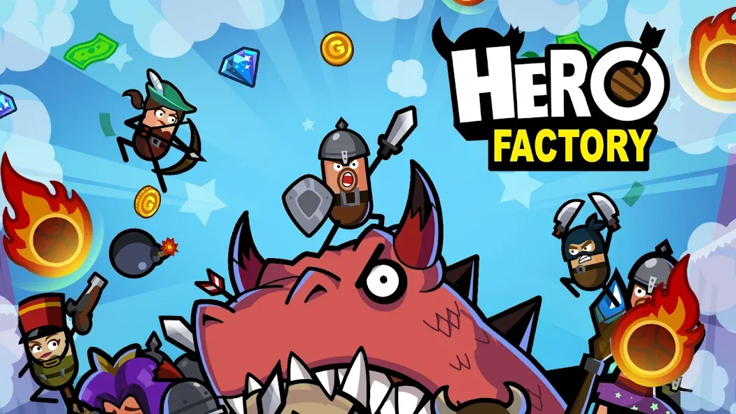 Hero Factory - Idle tycoon (Хиро Фактори)  [МОД Меню] Screenshot 3