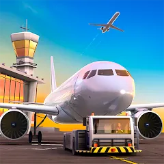 Взломанная Airport Simulator: Tycoon Inc. (Эйрпорт Симулятор)  [МОД Unlocked] - последняя версия apk на Андроид