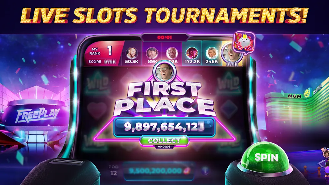 POP! Slots™ Vegas Casino Games  [МОД Unlocked] Screenshot 3