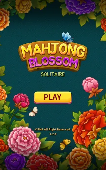 Mahjong Blossom Solitaire  [МОД Все открыто] Screenshot 1