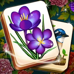 Скачать взлом Mahjong Blossom Solitaire  [МОД Все открыто] - полная версия apk на Андроид