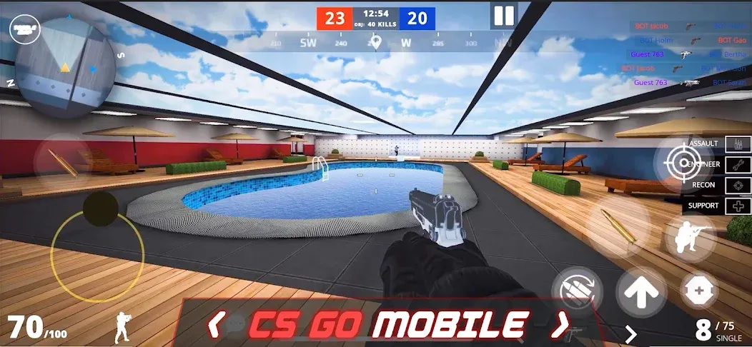 Epic Battle CS:FPS Mobile Game  [МОД Menu] Screenshot 1