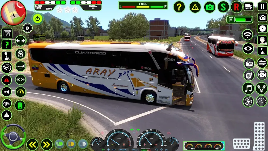 Euro Coach Bus Simulator 3D (Паблик Коуч Бас Драйвинг 3Д)  [МОД Mega Pack] Screenshot 4