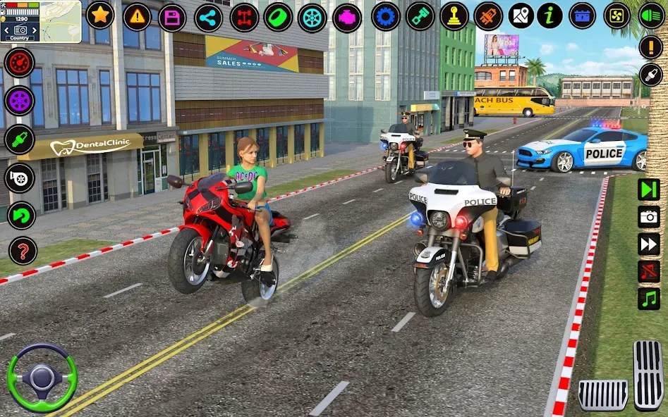 City Police Car Driving Games  [МОД Много денег] Screenshot 3